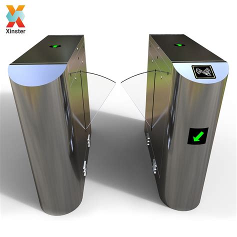 Speed Turnstile Flap Automatic Gsm Access Control Entrance Barrier Gate