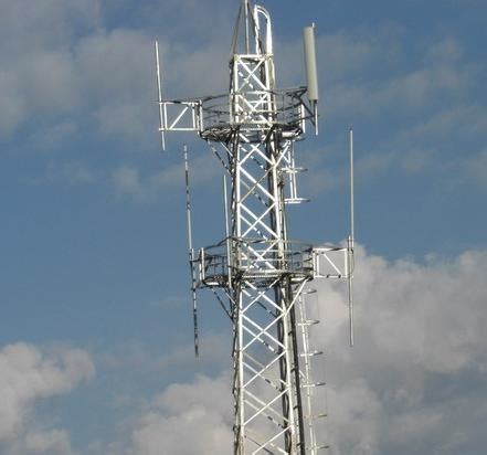 Communication Antenna 30m Self Supporting Mast WiFi Tower Telecom Price