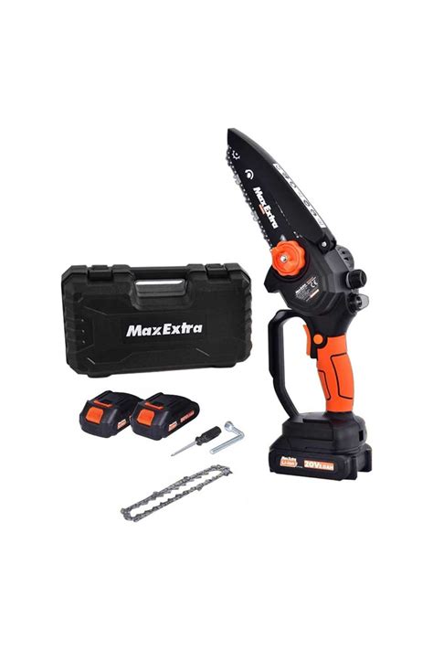 Max Extra Mx8006 Çift Akülü Dal Kesme Budama Mini Testere 150 Mm 20v 2