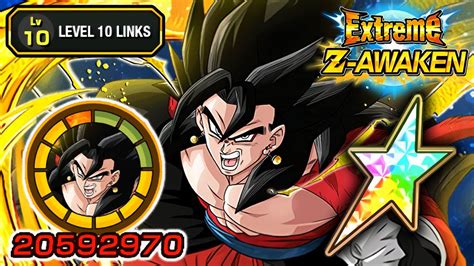 100 EZA PHY SSJ4 VEGITO LEVEL 10 LINKS STICKER EFFECT Dragon Ball Z