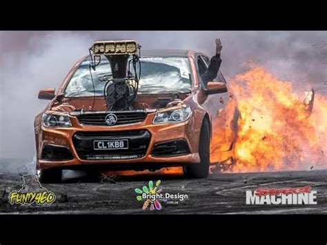 CLIKB8 HUGE FIRE AT SUMMERNATS 35 YouTube