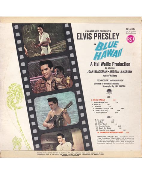 Elvis Presley - Blue Hawaii (12") - Tron Records | Vinyl LP - Elvis ...