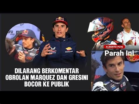 parah Marc Márquez ingkar janji obrolan Marc Marquez dan Gresini