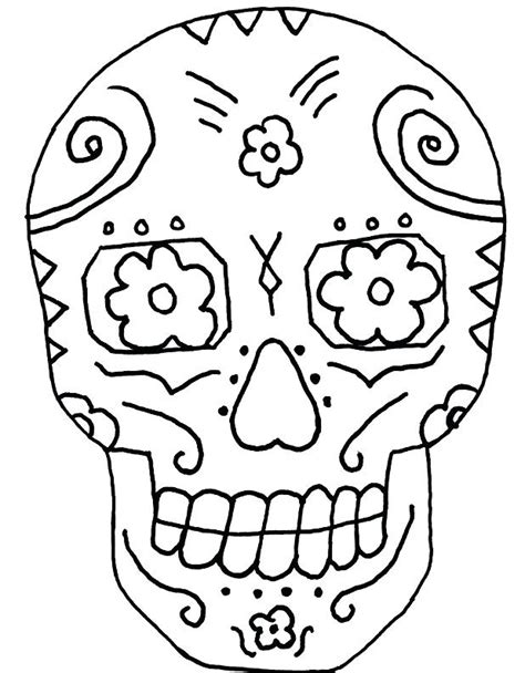 Day Of The Dead Skeleton Coloring Pages at GetColorings.com | Free printable colorings pages to ...