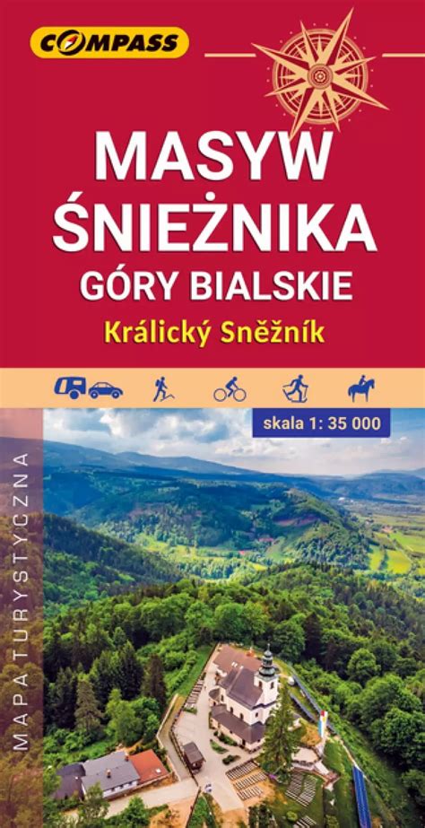 Masyw Śnieżnika Góry Bialskie Mapa turystyczna 1 35 000