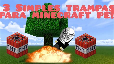 3 Simples Trampas Para Minecraft Pe YouTube