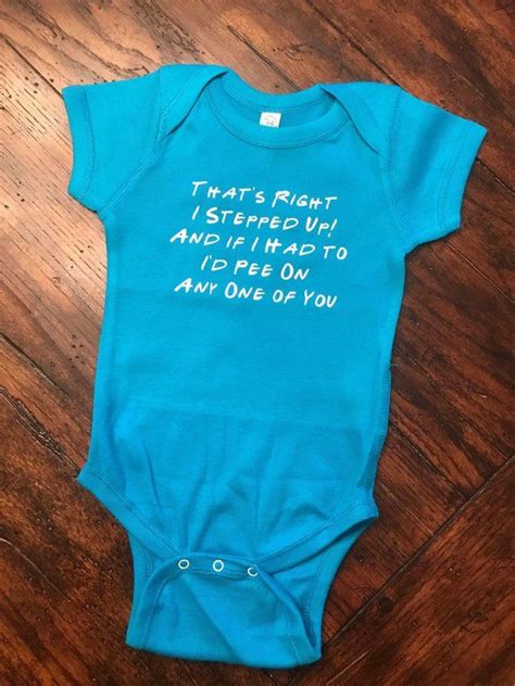 Friends Tv Show Inspired Baby Onesie Bodysuit Quote By Joey Pee On You