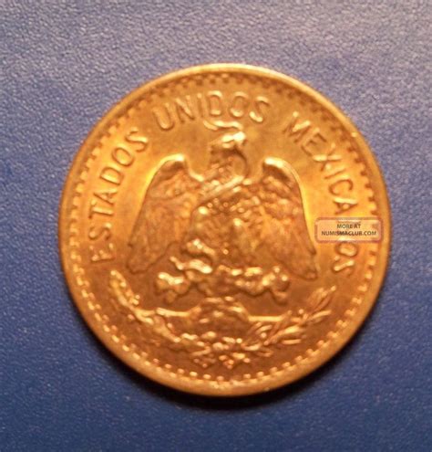 1947 Uncirculated Mexico 1 Centavo Red Brown