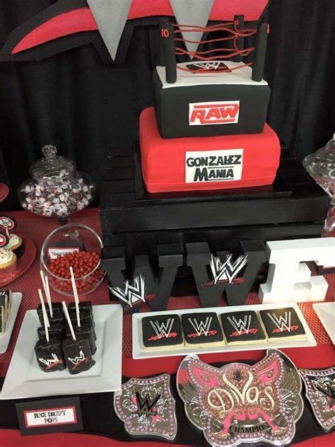 Wwe Birthday Party Ideas Photo Of Wwe Birthday Wwe Birthday