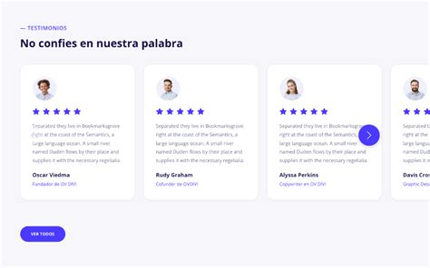 Cómo crear un carrusel slider mas un bucle personalizado de testimonios