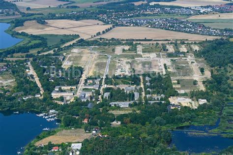 Fahrland aus der Vogelperspektive Gebäudekomplex der ehemaligen