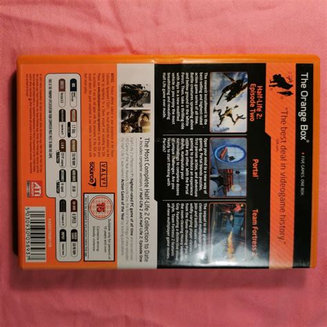 The Orange Box Half Life Episode Team Fortress Portal Pc Dvd