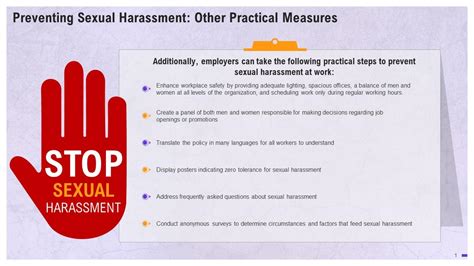 Measures To Prevent Sexual Harassment At Workplace Training Ppt Ppt Presentation