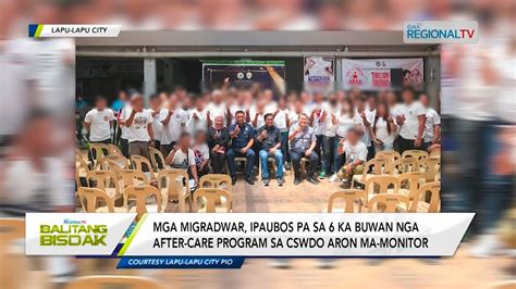 Balitang Bisdak 53 Ka Mga PDL Sa Lapu Lapu City Mitapos Sa