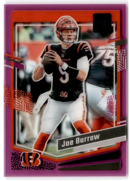 2023 Panini Clearly Donruss Purple 11 Joe Burrow 199 Online Kaufen