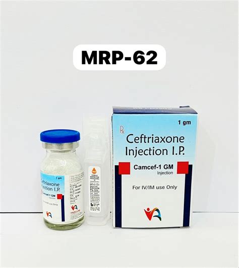 Cemcef 1gm Ceftriaxone 1gm Injection At Rs 67 Vial In Panchkula Id 2850344229473