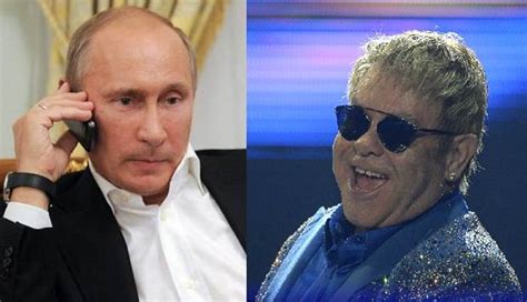 Vladimir Putin Calls Elton John To Discuss Glbt Rights For Real This Time