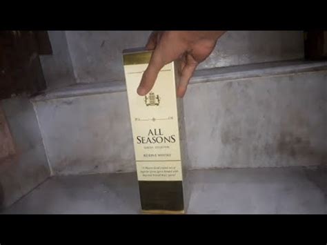 All Seasons Whisky Unboxing 750 Ml Bottle Price Hindi All