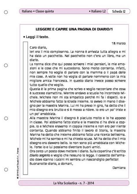 Leggere E Capire Una Pagina Di Diario Giunti Scuola