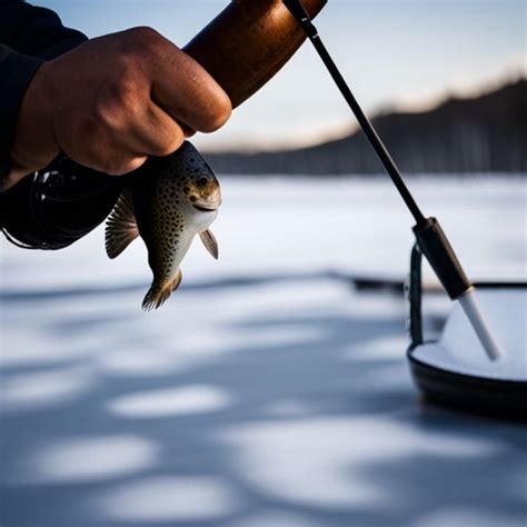 Descubre cómo pescar truchas marrones en hielo de forma efectiva