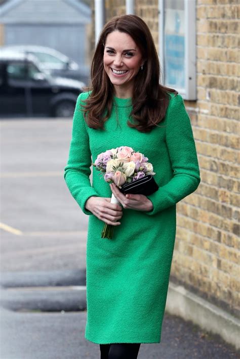 Kate Middleton S Green Dress By Eponine London 2019 Popsugar Fashion Uk