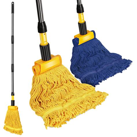 Gadhra Commercial Mop Set Heavy Duty Looped End String Industrial Mop