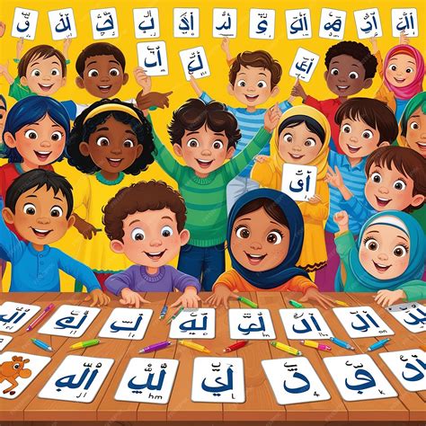 Arabic Alphabet kids learning | Premium AI-generated image