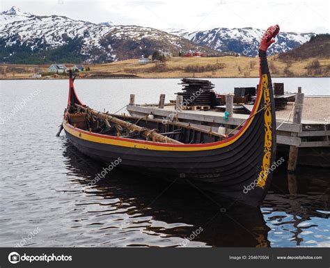 Viking ship in Norway. — Stock Photo © denalexx #254670504