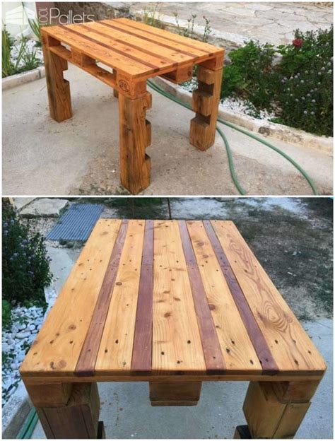 Outdoor Pallet Table 1001 Pallets Pallet Outdoor Pallet Table