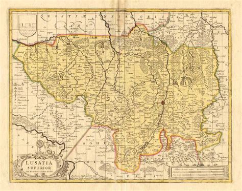 Homann: Antique Map of Lusatia Superior, 1730