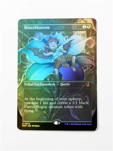 Bitterblossom 72 Foil From Wilds Of Eldraine Enchanting Tales WOT