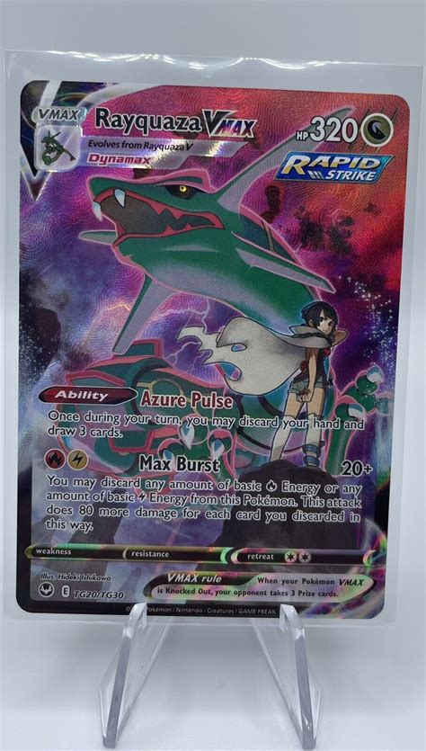 Pokemon Silver Tempest Rayquaza Vmax Alt Art Ultra Rare Tg Tg