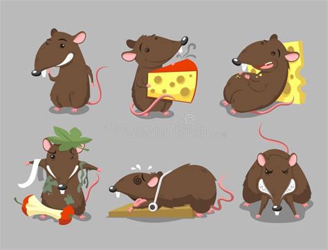 Ilustra Es Do Rato Dos Desenhos Animados Ilustra O Stock Ilustra O