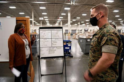 Defense Logistics Agency Distribution Commander Visits Dla Distribution Warner Robins Robins