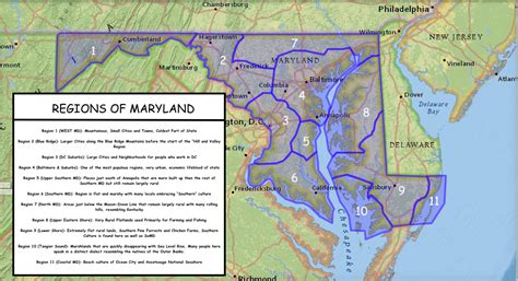 Regions of MD (Part 2) : r/maryland