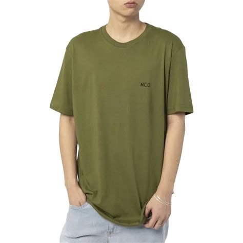 Camiseta Mcd Regular Classic Mcd Sm Masculina Verde Peyote Compre