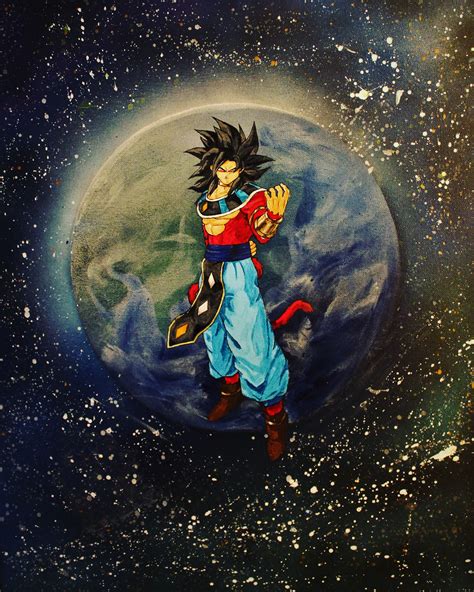 Ssj 4 Goku God Of Destruction Painting I Did Rdbz