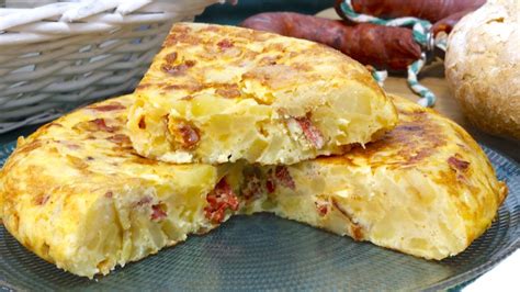 Tortilla De Patata Con Chorizo Qarnal