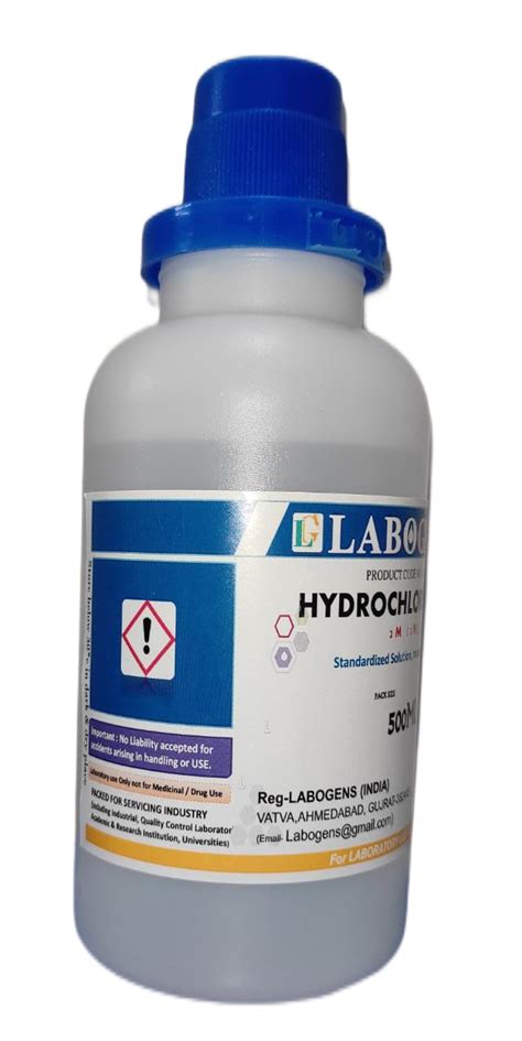 Buy Hydrochloric Acid 2n Solution 500 Ml Online ₹550 From Shopclues