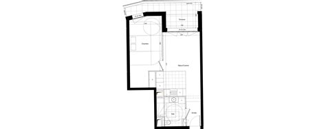 Plan Appartement T2 De 46 40 M² Neuf à Lhaÿ Les Roses Résidence N