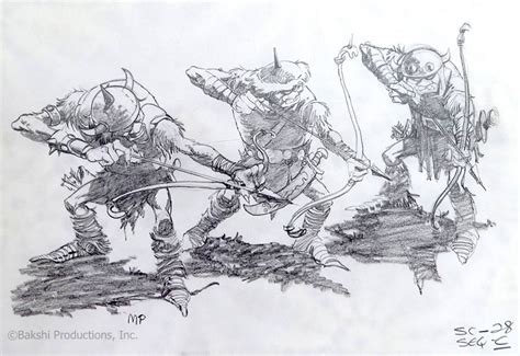 Ralph Bakshi S Goblins From Lord Of The Rings Concept Art Characters Character Design