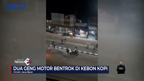 Dua Kelompok Geng Motor Di Cimahi Terlibat Bentrok 2 Orang Luka Luka