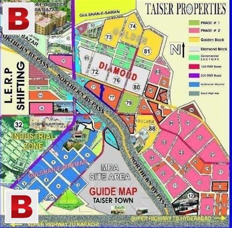 Taiser Town Phase 1 Plot Sector 72 120 Sq Yards Plot For Sale In Karachi