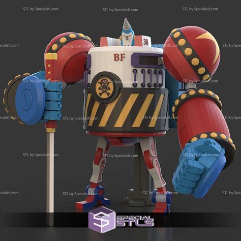 General Franky STL Files from One Piece 3D Printable | SpecialSTL