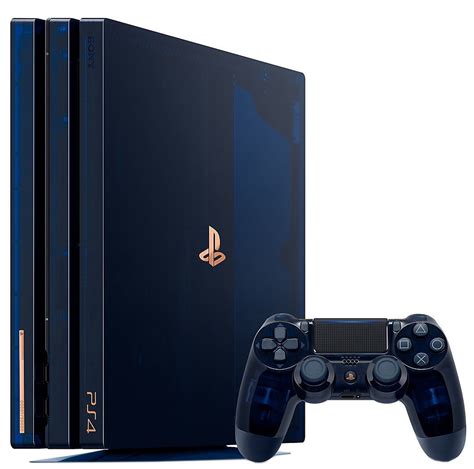 Sony Playstation 4 Ps4 Pro 2tb 500 Million Translucent Blue Limited