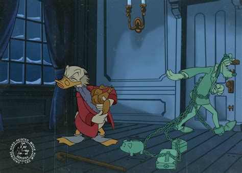 Mickey S Christmas Carol Original Production Cel Scrooge Mcduck And G Choice Fine Art