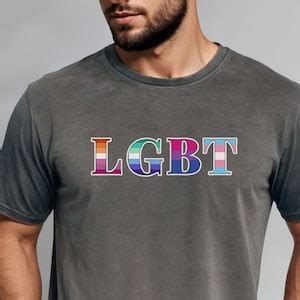 LGBT Pride Flag Comfort Colors T Shirt Lesbian Gay Bisexual Transgender Pride Flags