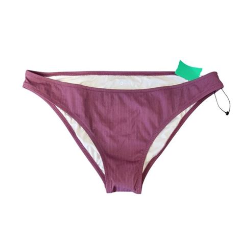 Shade Shore Swim Shade Shore Ribbed Maroon Bikini Bottoms Xl Nylon Blend Swimwear Poshmark