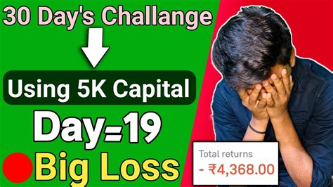 Using 5k Capital 30 Days Challenge 🔴live Option Trading For Beginner