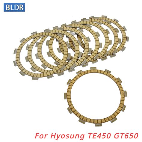 Motorcycle Clutch Friction Plates Kit For Hyosung TE450 GT 650 GT650S